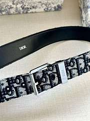 Dior Homme 21FW Oblique Logo Jacquard Belt 4333PLYSE H05E - 5