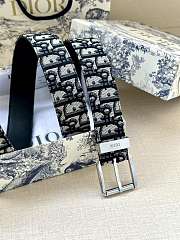 Dior Homme 21FW Oblique Logo Jacquard Belt 4333PLYSE H05E - 2