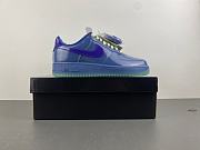 Nike Air Force 1 Low Patent Leather Mystic Navy Grape Ice IO4489-400 - 4