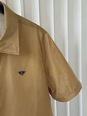 Prada Short-sleeved Re-Nylon zipper shirt - 2