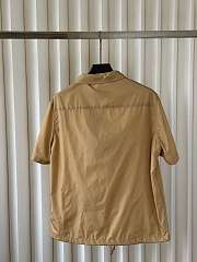 Prada Short-sleeved Re-Nylon zipper shirt - 3