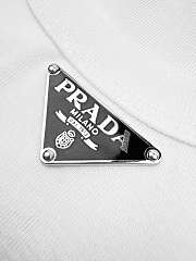 Prada Logo-Plaque Cotton T-Shirt - 2