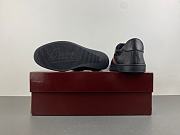 Gucci Stretch Low-Top Sneaker Black Leather 865441 AAGFF 1048 - 6