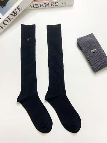  Prada Black Cotton socks