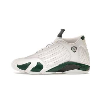 Air Jordan 14 Retro White Forest Green 311832-131