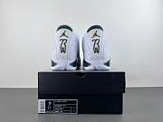 Air Jordan 14 Retro White Forest Green 311832-131 - 6