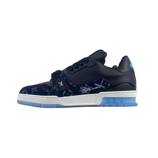 Louis Vuitton Trainer Sneaker Indigo Blue 1AKDH6 - 1