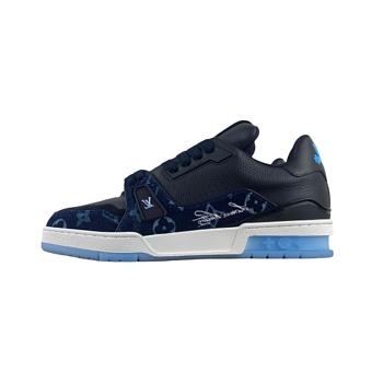 Louis Vuitton Trainer Sneaker Indigo Blue 1AKDH6