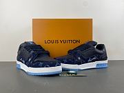 Louis Vuitton Trainer Sneaker Indigo Blue 1AKDH6 - 5