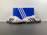 Adidas Samba Mule White Black Gum (Women's) LB3814 - 6