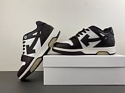 OFF-WHITE Out Of Office OOO Low Tops White Black White OMIA189C99LEA0011004 - 3