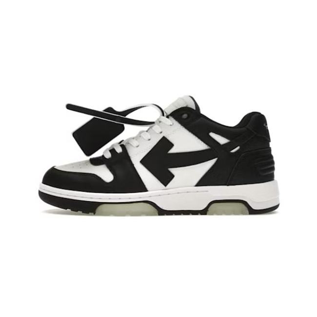 OFF-WHITE Out Of Office OOO Low Tops White Black White OMIA189C99LEA0011004 - 1