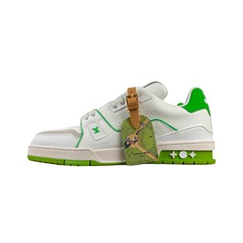 Louis Vuitton Trainer Sneaker Vert Fonce