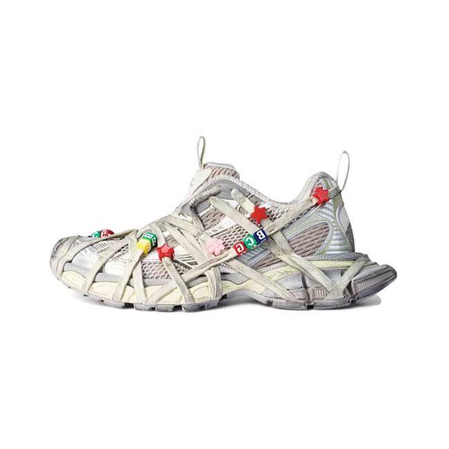 Balenciaga 3XL Extreme Lace Eggshell Multicolor 778698 W3XBD 9188 - 1