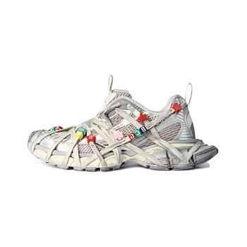 Balenciaga 3XL Extreme Lace Eggshell Multicolor 778698 W3XBD 9188