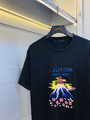 Louis Vuitton Black Eruption Volcano T-Shirt - Since 1854 - 4