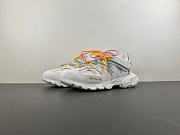 Balenciaga Track Trail Laces Sneaker in white, orange, blue and pink polyurethane, polyester and polyamide 800590WTRHK9745 - 6