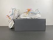 Balenciaga Track Trail Laces Sneaker in white, orange, blue and pink polyurethane, polyester and polyamide 800590WTRHK9745 - 3