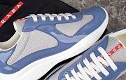 Prada America's Cup patent leather sneakers in blue - 4