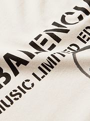 Balenciaga RuPaul Oversized T-shirt Chalky White/Black - 4