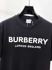 Burberry Logo Print Cotton T-Shirt - 5