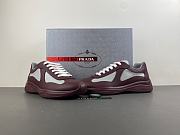 Prada America's cup sneakers amaranth red - 5