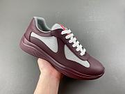 Prada America's cup sneakers amaranth red - 4