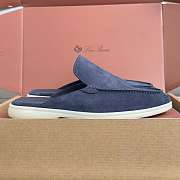 Loro Piana Babouche Walk Suede Slippers - 5