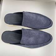 Loro Piana Babouche Walk Suede Slippers - 4
