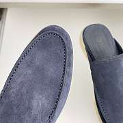 Loro Piana Babouche Walk Suede Slippers - 2