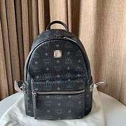 MCM Stark Backpack In Visetos Black 33x41x15cm - 1