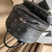 MCM Stark Backpack In Visetos Black 33x41x15cm - 6