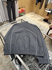 Balenciaga Logo Print Topstitched Sports Jacket - 3