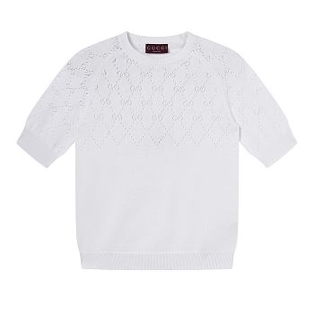 Gucci short-sleeved shirt white