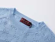 Gucci short-sleeved shirt blue - 5