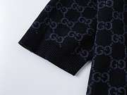 Gucci cotton silk jacquard polo shirt - 5