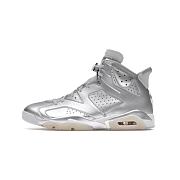 Air Jordan 6 Retro PSG Paris Saint-Germain Silver IQ5135-001 - 1