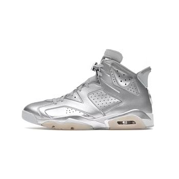 Air Jordan 6 Retro PSG Paris Saint-Germain Silver IQ5135-001