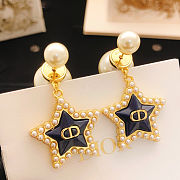 Dior Latest Style Blue Star Earrings - 6