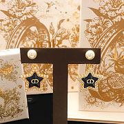 Dior Latest Style Blue Star Earrings - 2