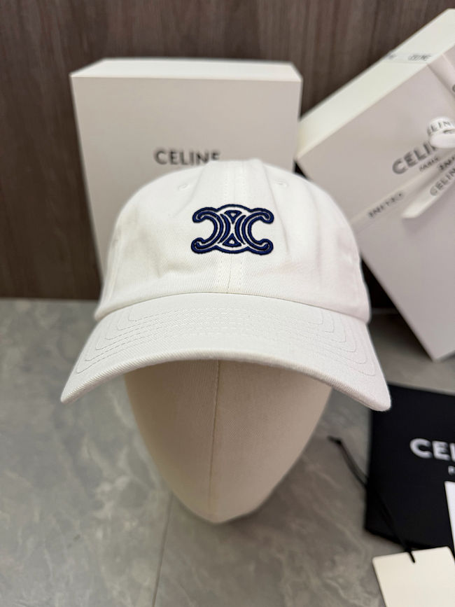 Celine Triomphe Richelieu Cap white - 1