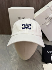 Celine Triomphe Richelieu Cap white - 1