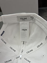 Celine Triomphe Richelieu Cap white - 4