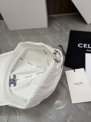 Celine Triomphe Richelieu Cap white - 3