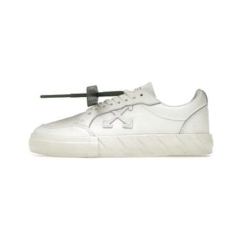 OFF-WHITE Vulc Low Leather White White SS22 OMIA085C99LEA0010100
