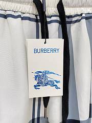 Burberry Check Silk Twill Shorts Cream - 2