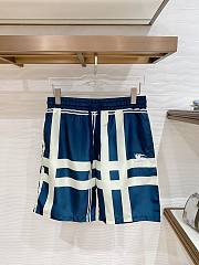 Burberry Check Swim Shorts Navy - 6