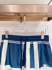 Burberry Check Swim Shorts Navy - 4