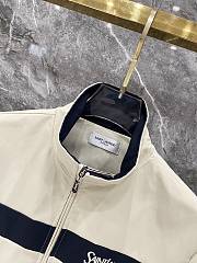Saint Laurent Cotton Canvas Tracksuit Beige - 2