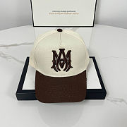 AMIRI MA Cotton Canvas Baseball Cap - 4